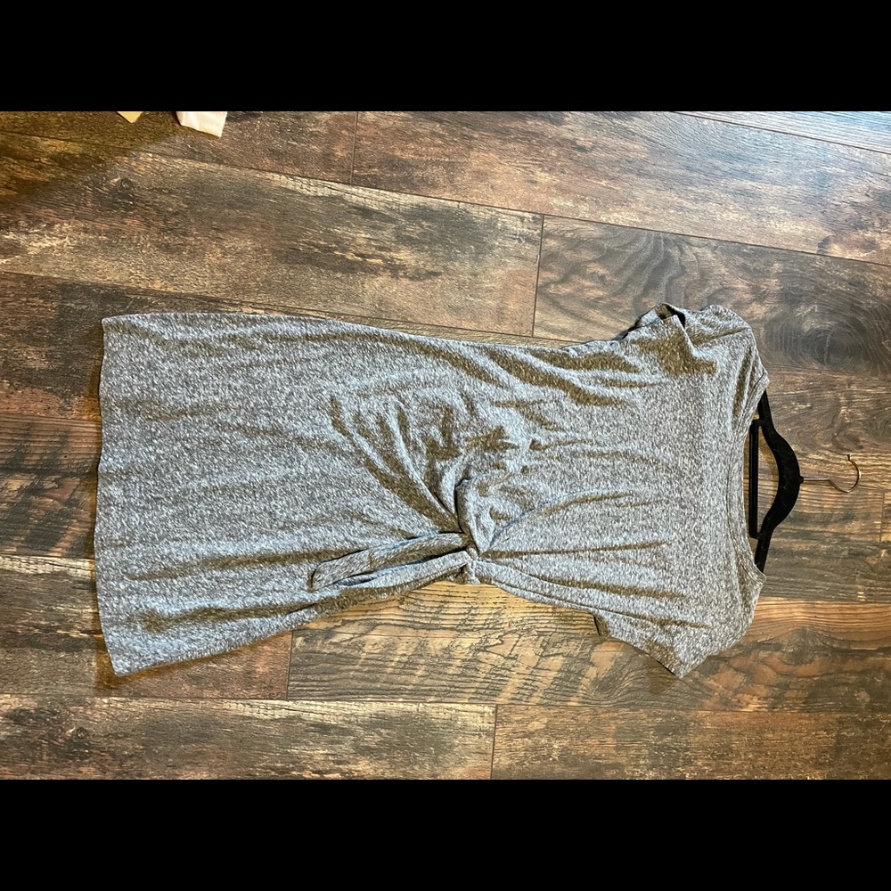 Arie sundress. Size Sm grey with little tie detail